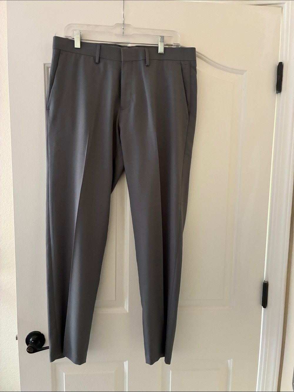 Haggar Men's Dress Pants - Charcoal Gray